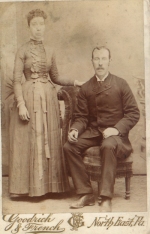 Mary Henderson with her husband Joseph De Gastro.